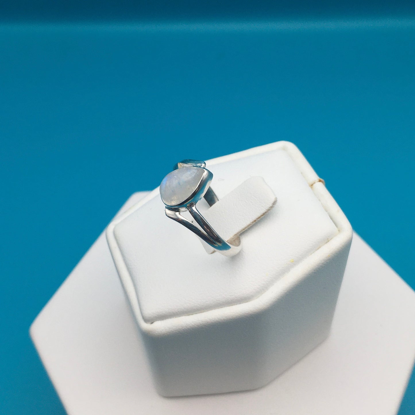 Moonstone Sterling Silver Ring size 8