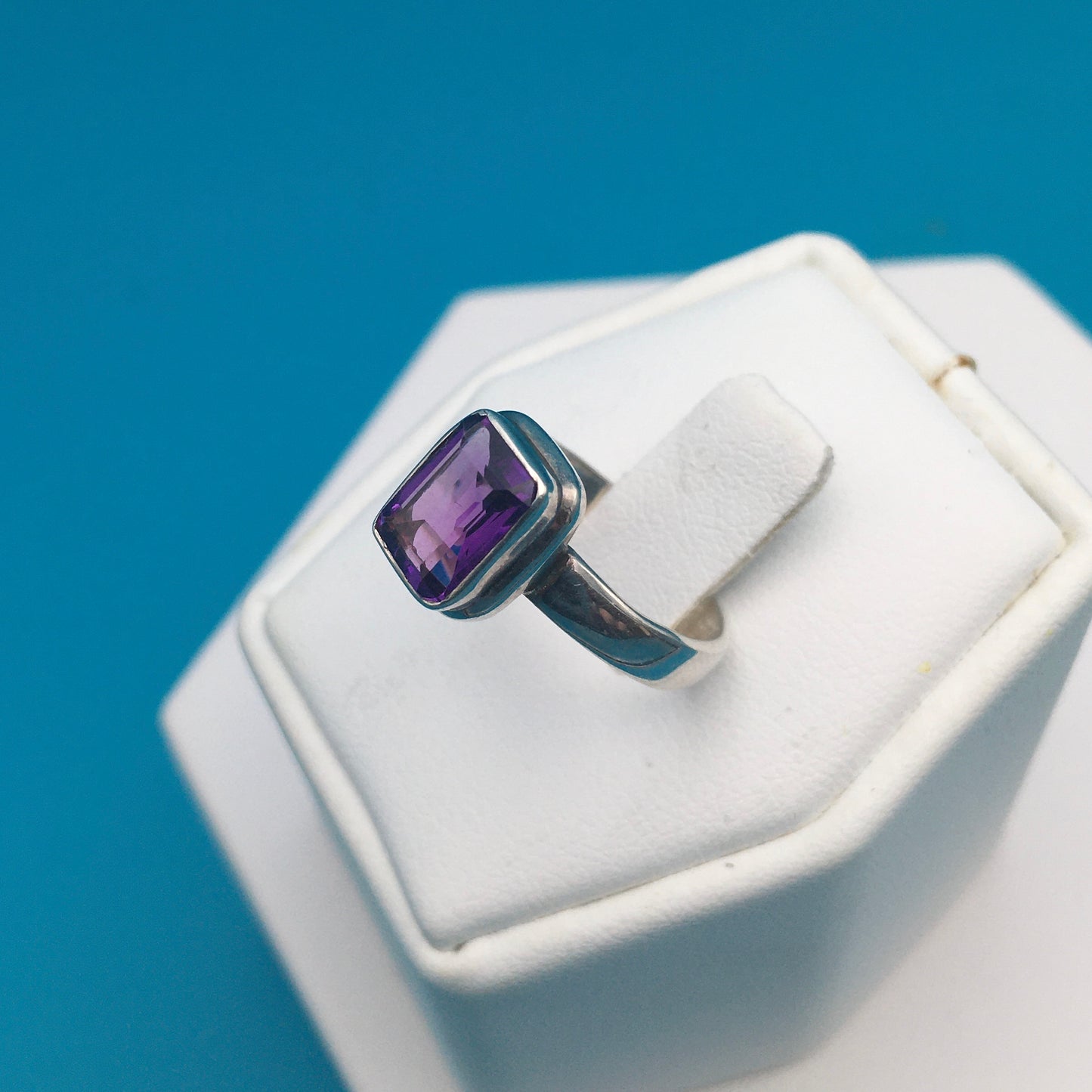 Amethyst Sterling Silver Ring size 5