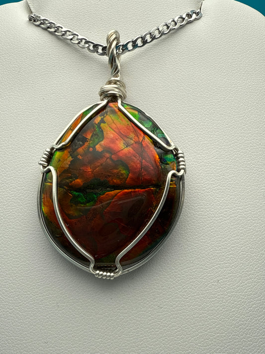 Ammolite Pendant