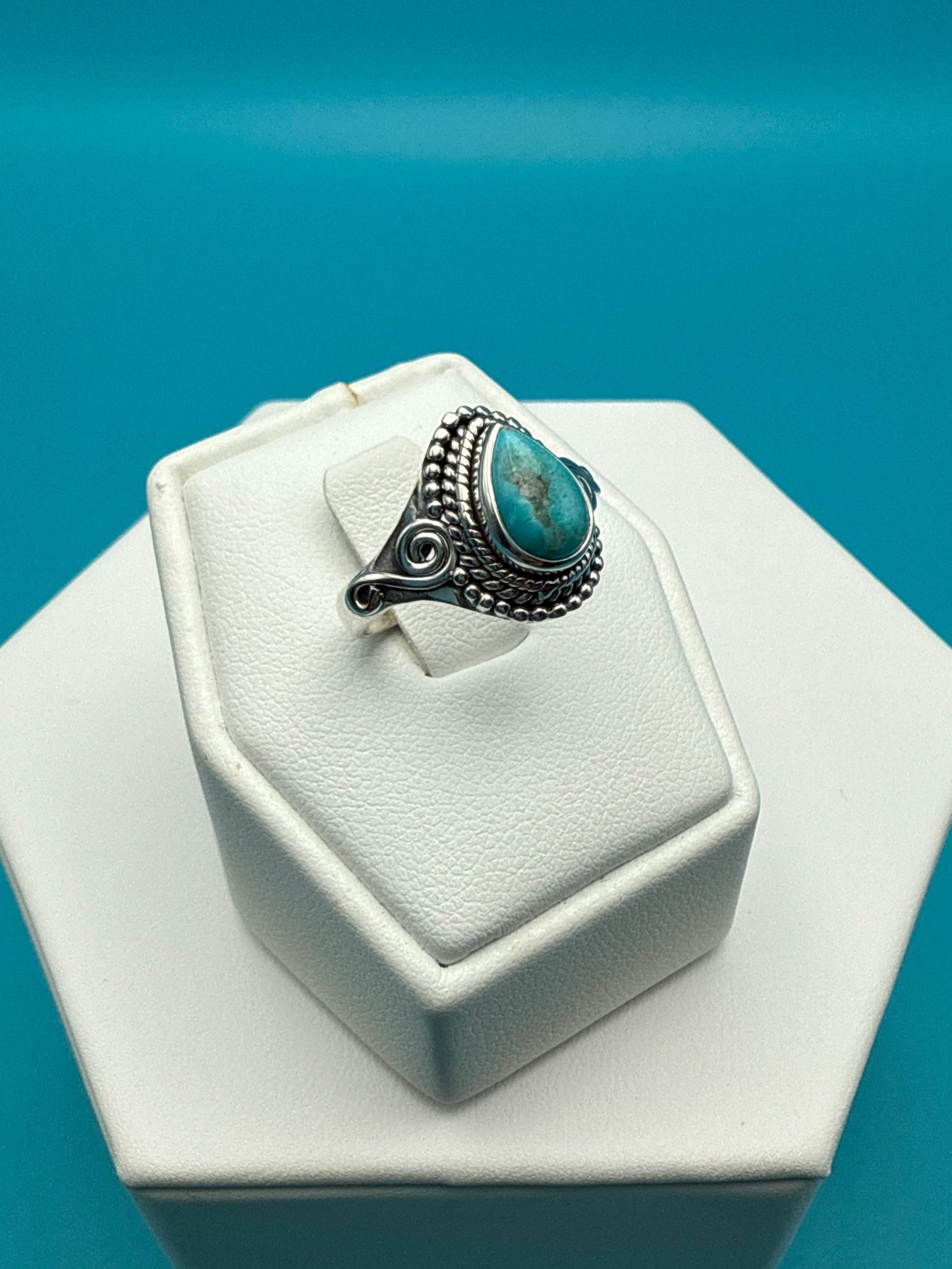 Arizona Turquoise Sterling Silver Ring size 6