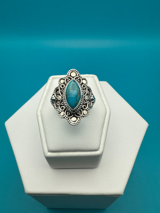 Arizona Turquoise Sterling Silver Ring size 7