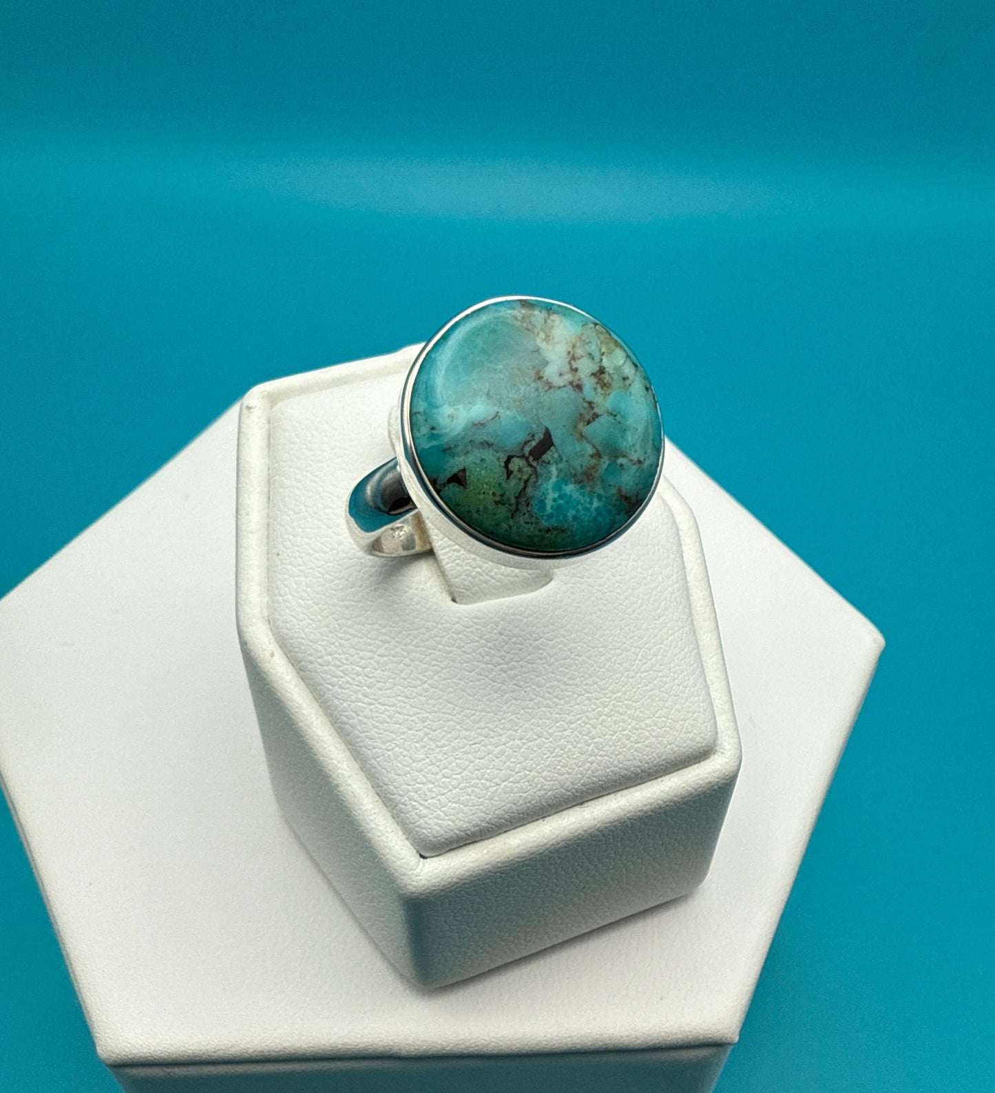 Arizona Turquoise Sterling Silver Ring size 9
