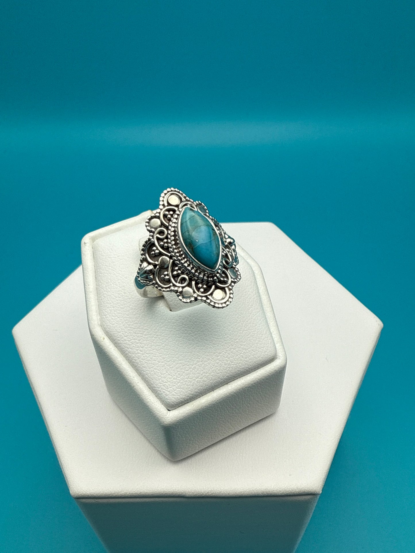 Arizona Turquoise Sterling Silver Ring size 7