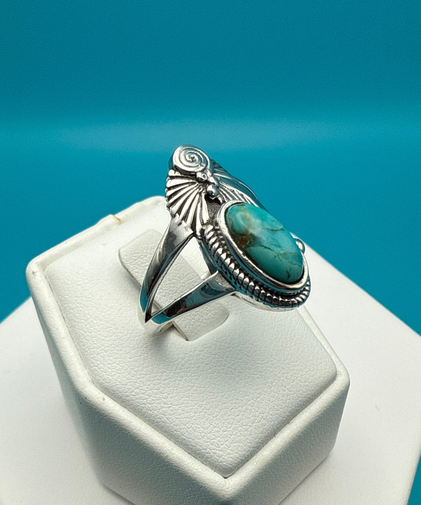 Arizona Turquoise Sterling Silver Ring size 9
