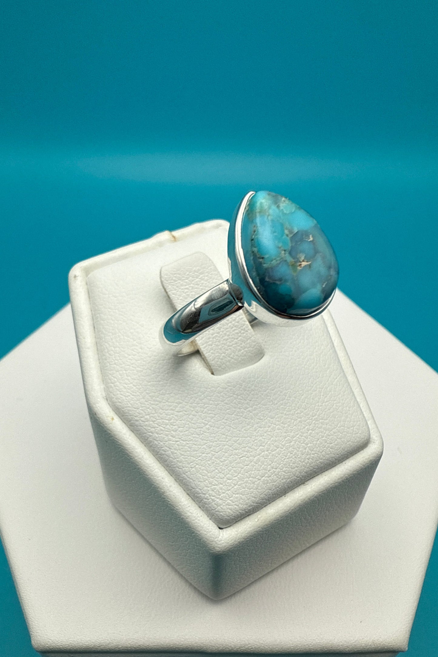 Arizona Turquoise Sterling Silver Ring size 8