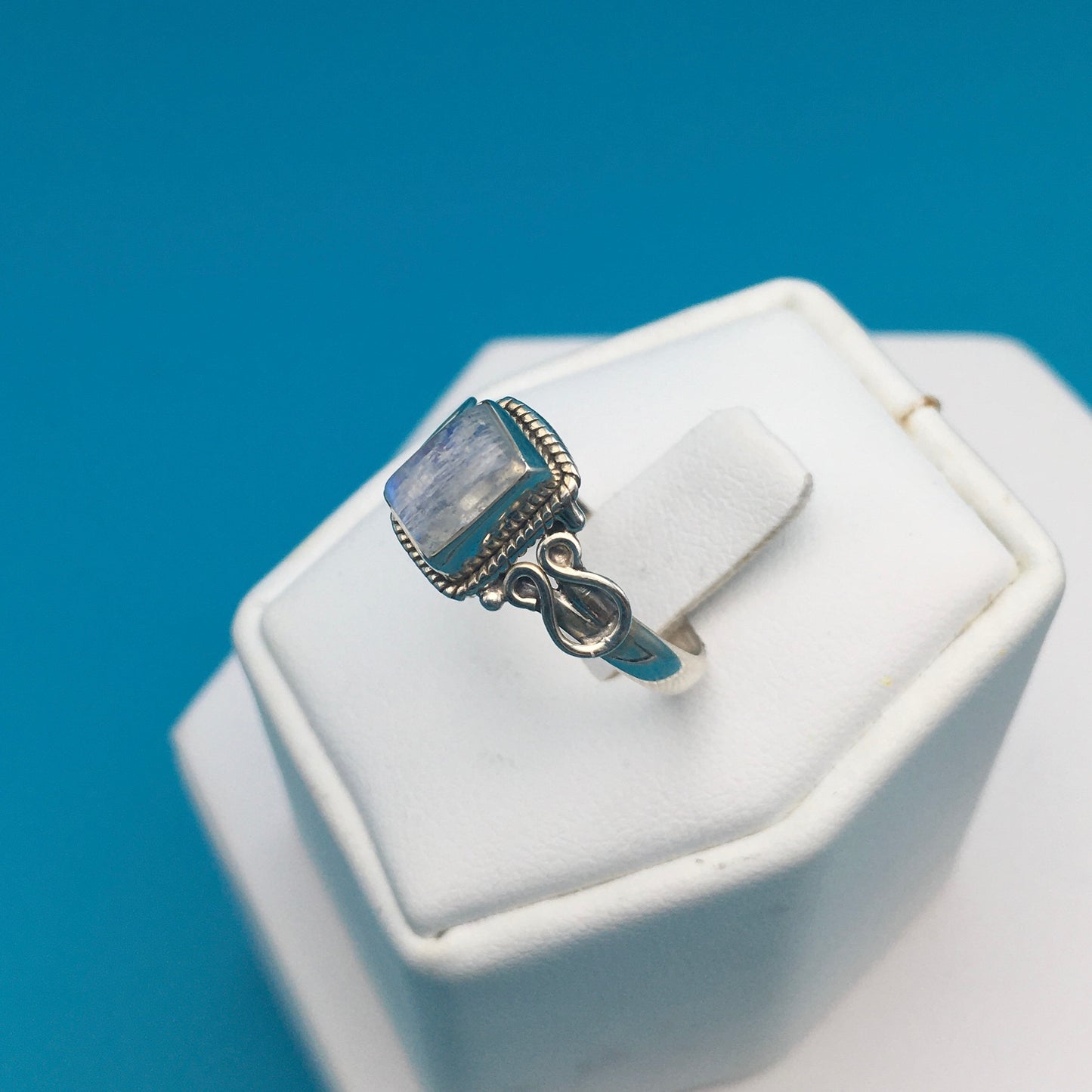 Moonstone Sterling Silver Ring size 7