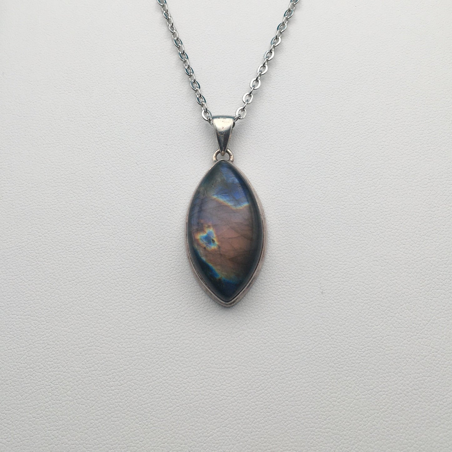 Labradorite Sterling Silver Pendant