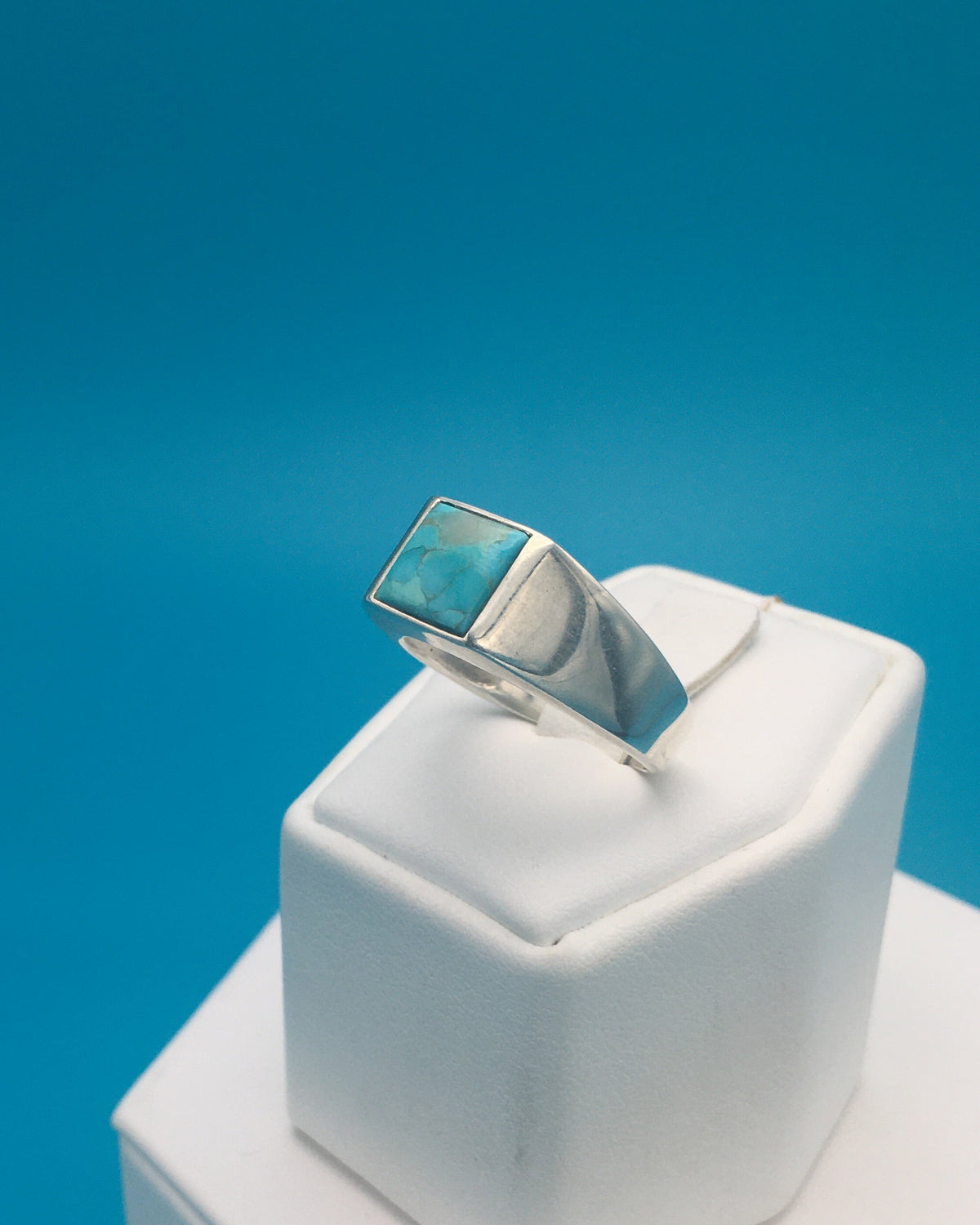 Arizona Turquoise Sterling Silver Ring size 10