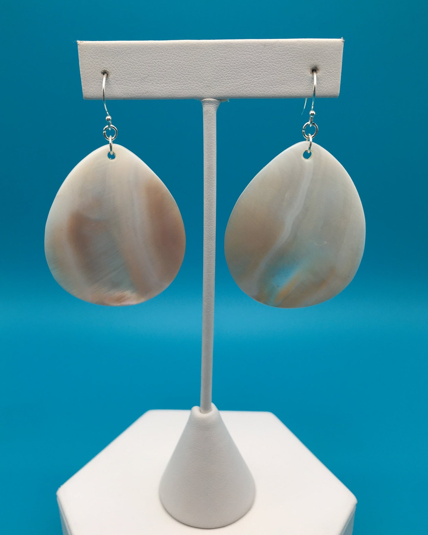 Teardrop Seashell Earrings