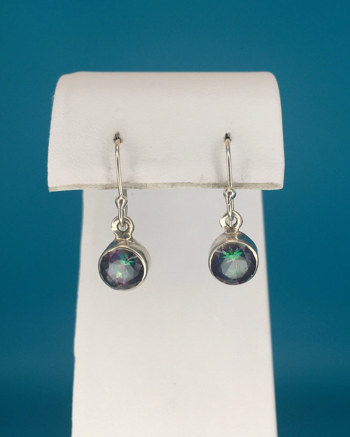 Mystic Topaz Sterling Silver Earrings