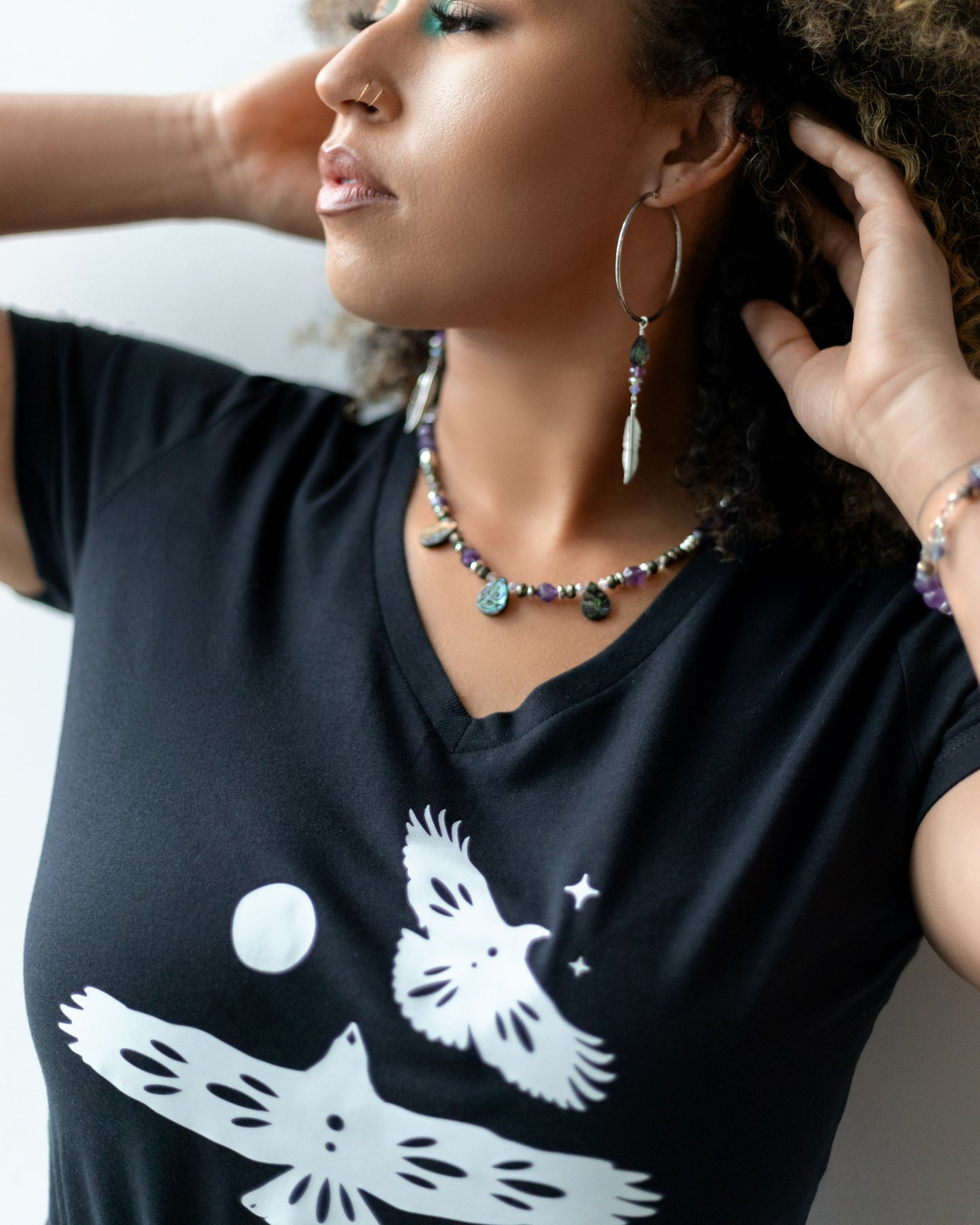 Hawk Lace T-Shirt | Hawks take flight