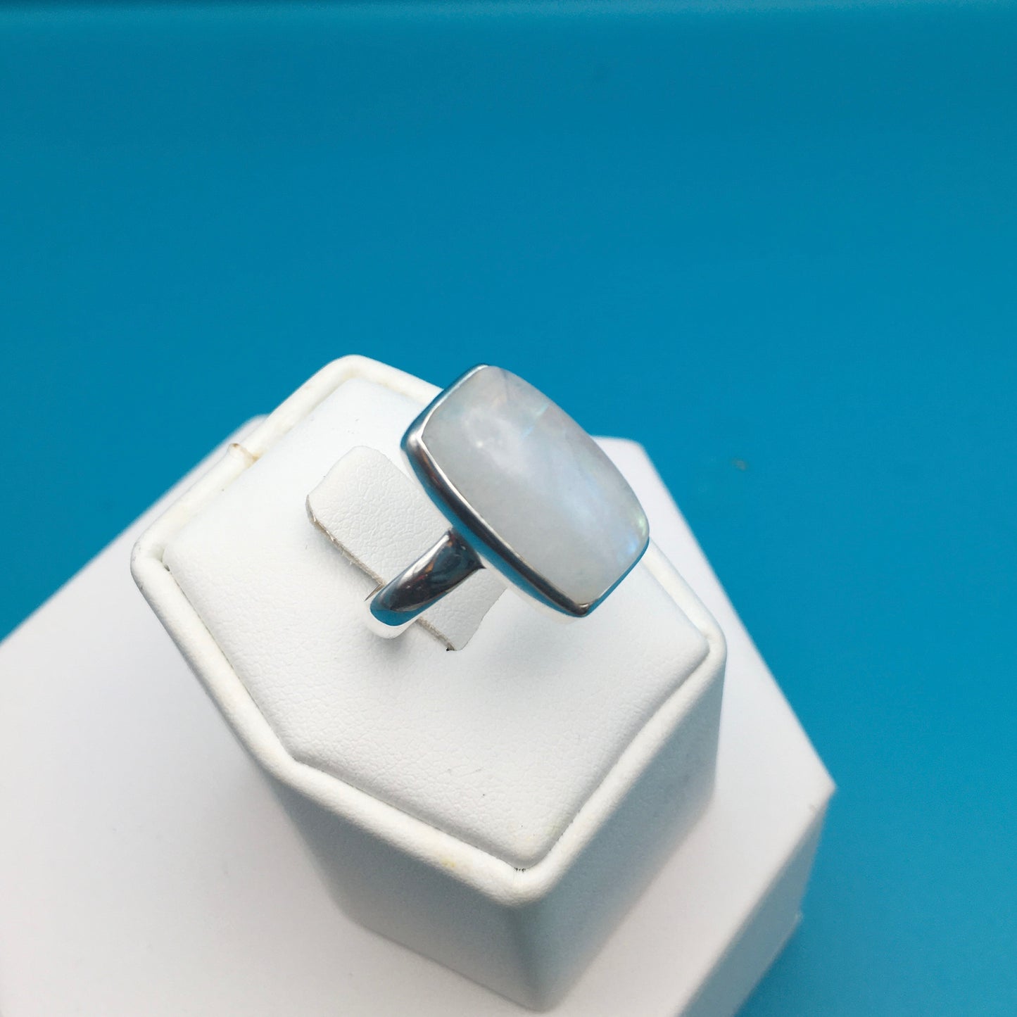 Moonstone Sterling Silver Ring size 8