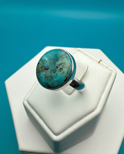 Arizona Turquoise Sterling Silver Ring size 9
