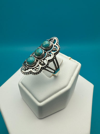 Arizona Turquoise Sterling Silver Ring size 7