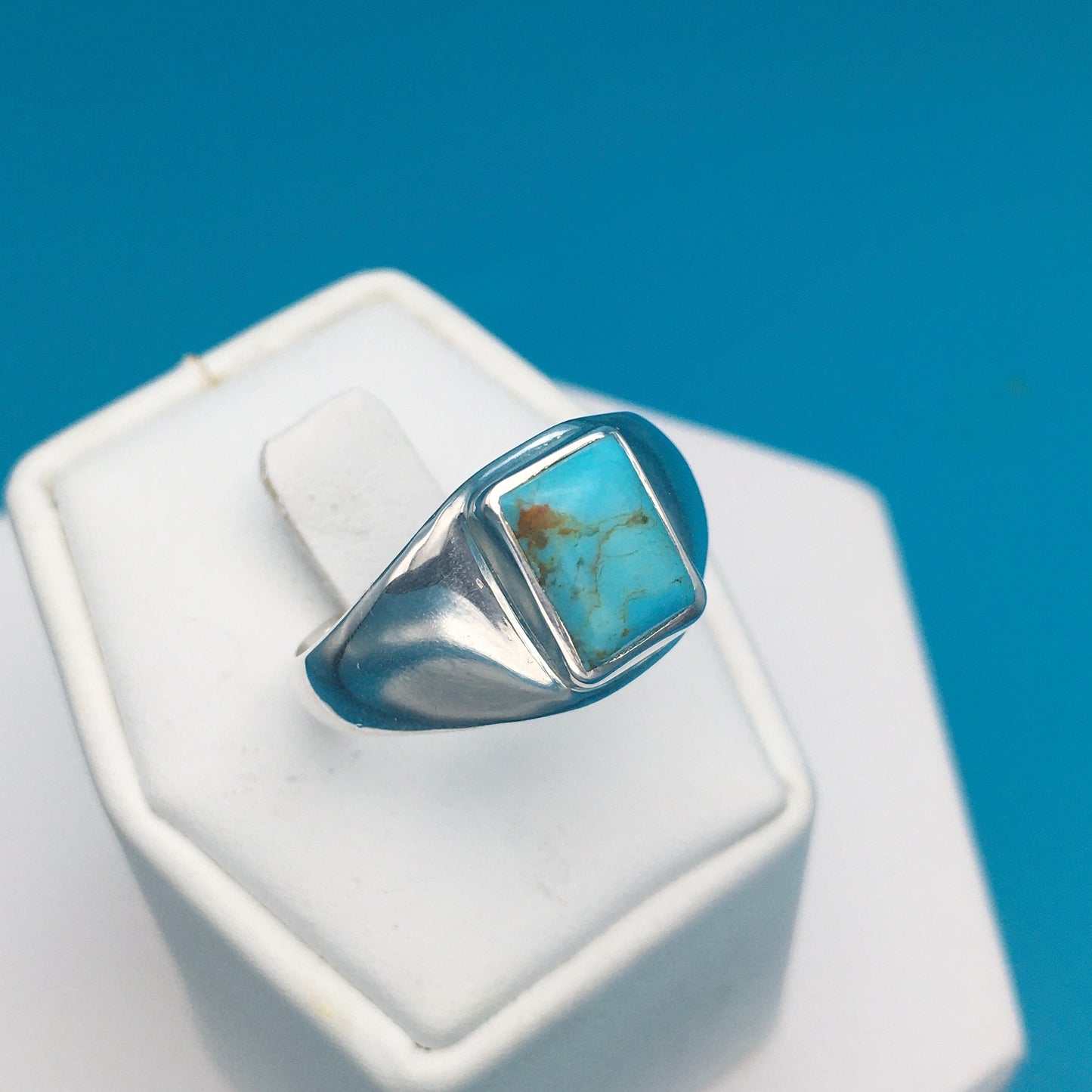 Arizona Turquoise Sterling Silver Ring size 11