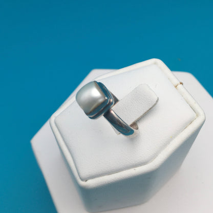 Fresh Water Pearl Sterling Silver Ring size 6