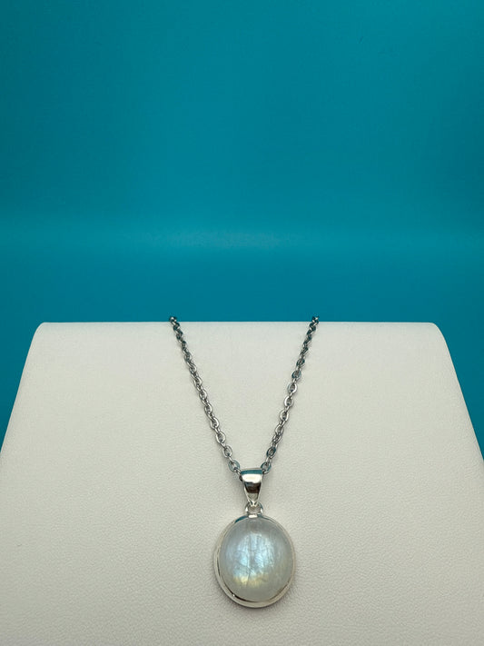 Moonstone Sterling Silver Pendant