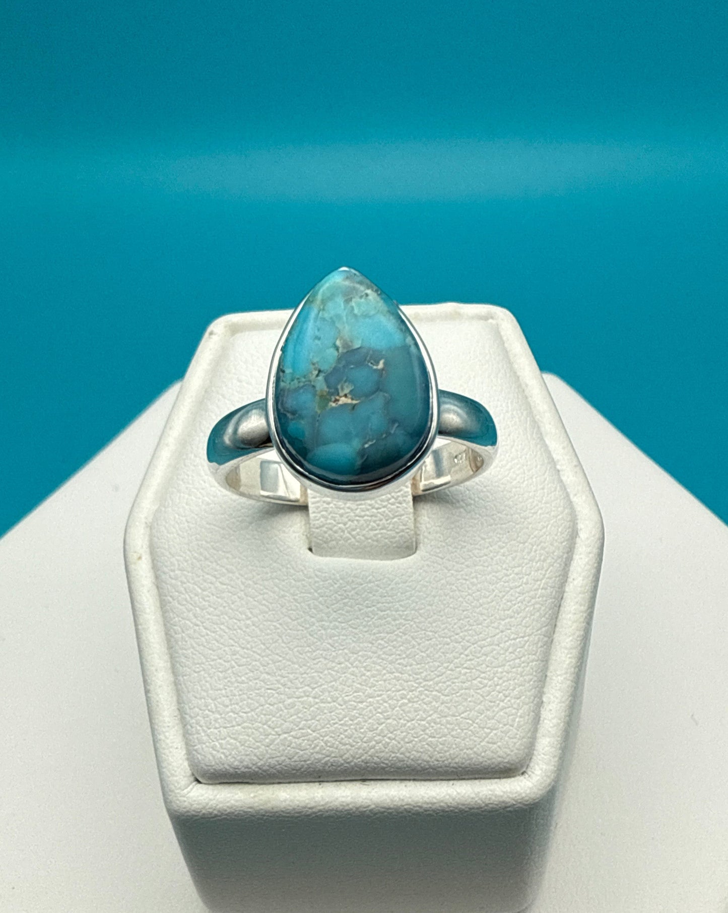 Arizona Turquoise Sterling Silver Ring size 8