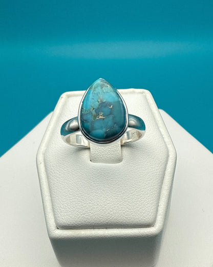 Arizona Turquoise Sterling Silver Ring size 8