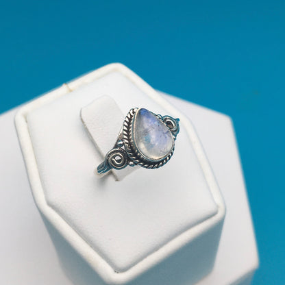 Moonstone Sterling Silver Ring size 7