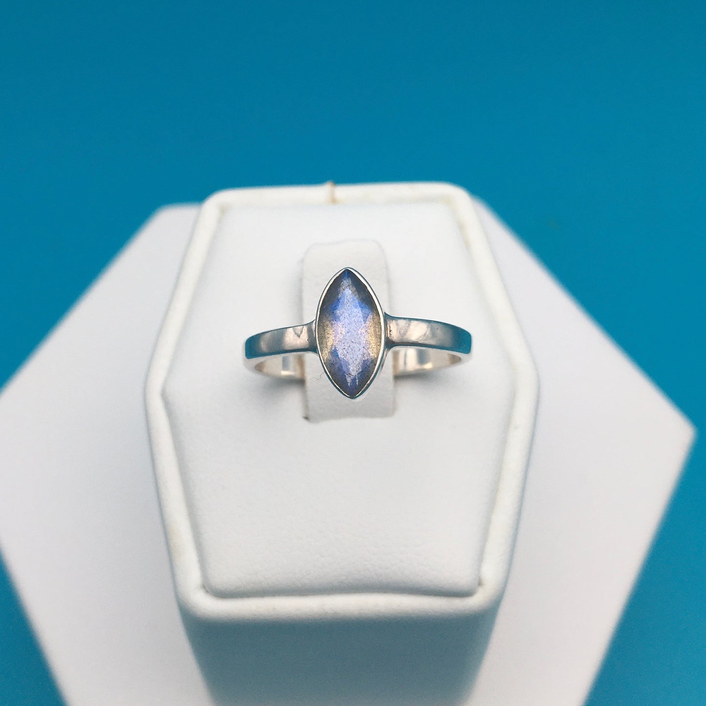 Labradorite Sterling Silver Ring size 7