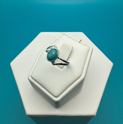 Arizona Turquoise Sterling Silver Ring size 6