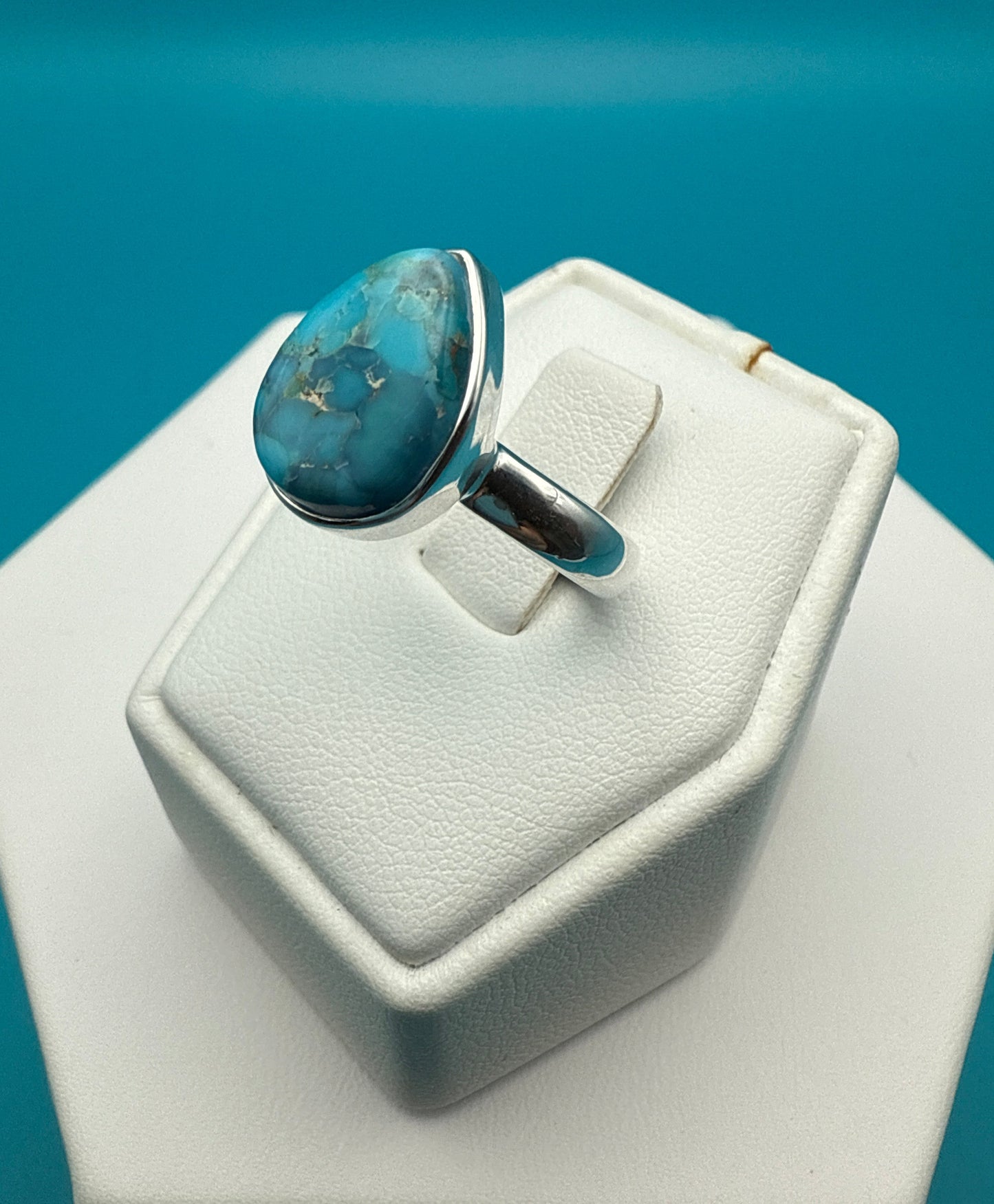 Arizona Turquoise Sterling Silver Ring size 8