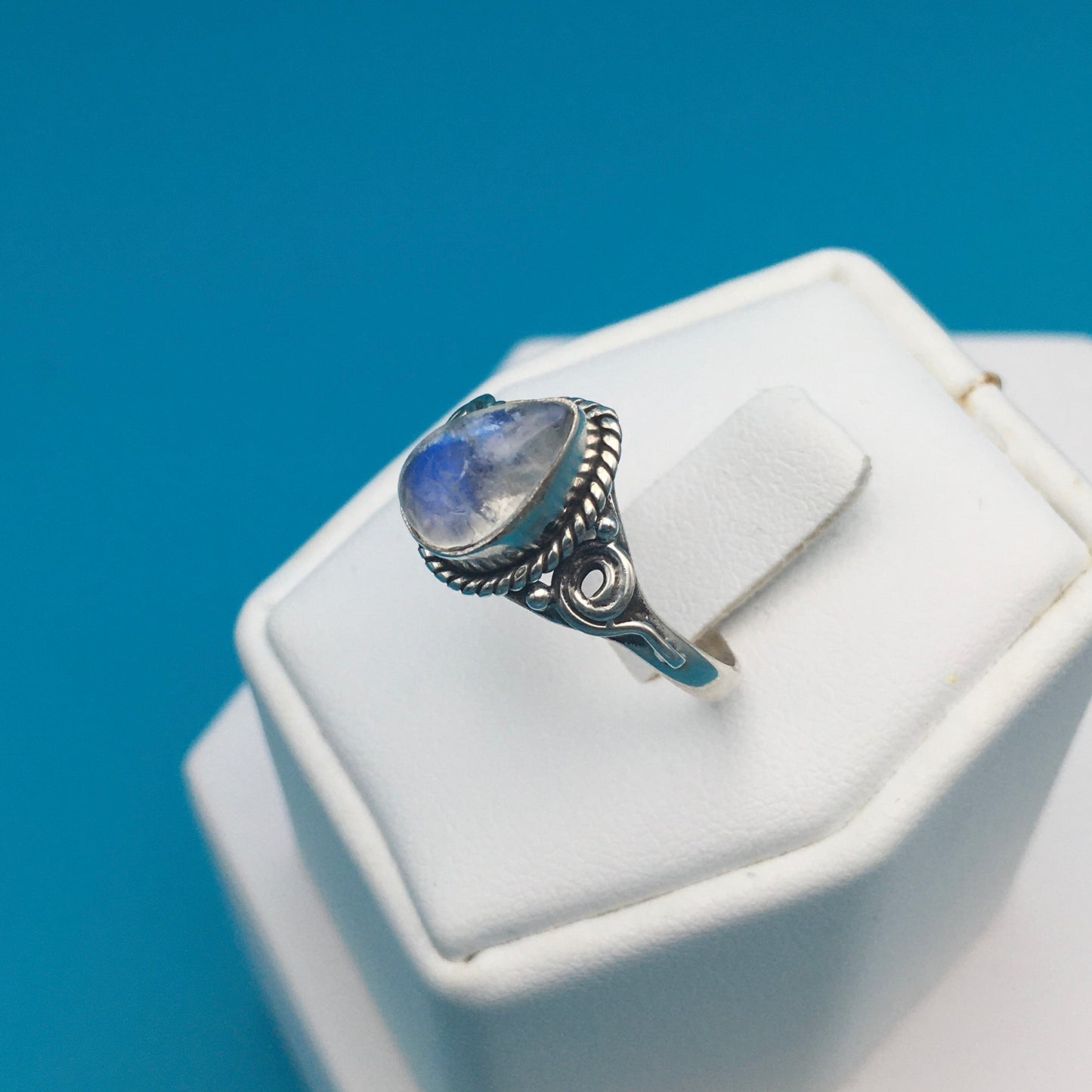 Moonstone Sterling Silver Ring size 7