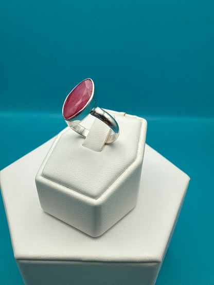 Ruby Sterling Silver Ring size 9