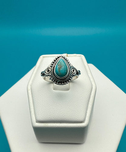 Arizona Turquoise Sterling Silver Ring size 6