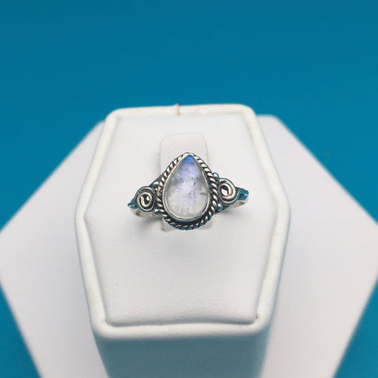 Moonstone Sterling Silver Ring size 7