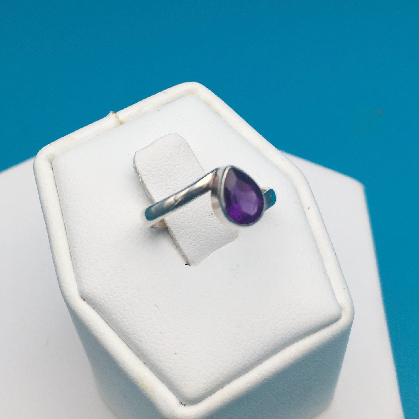 Amethyst Sterling Silver Ring size 5