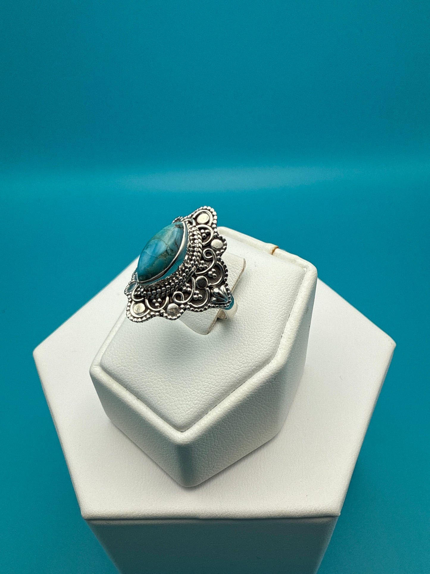 Arizona Turquoise Sterling Silver Ring size 7
