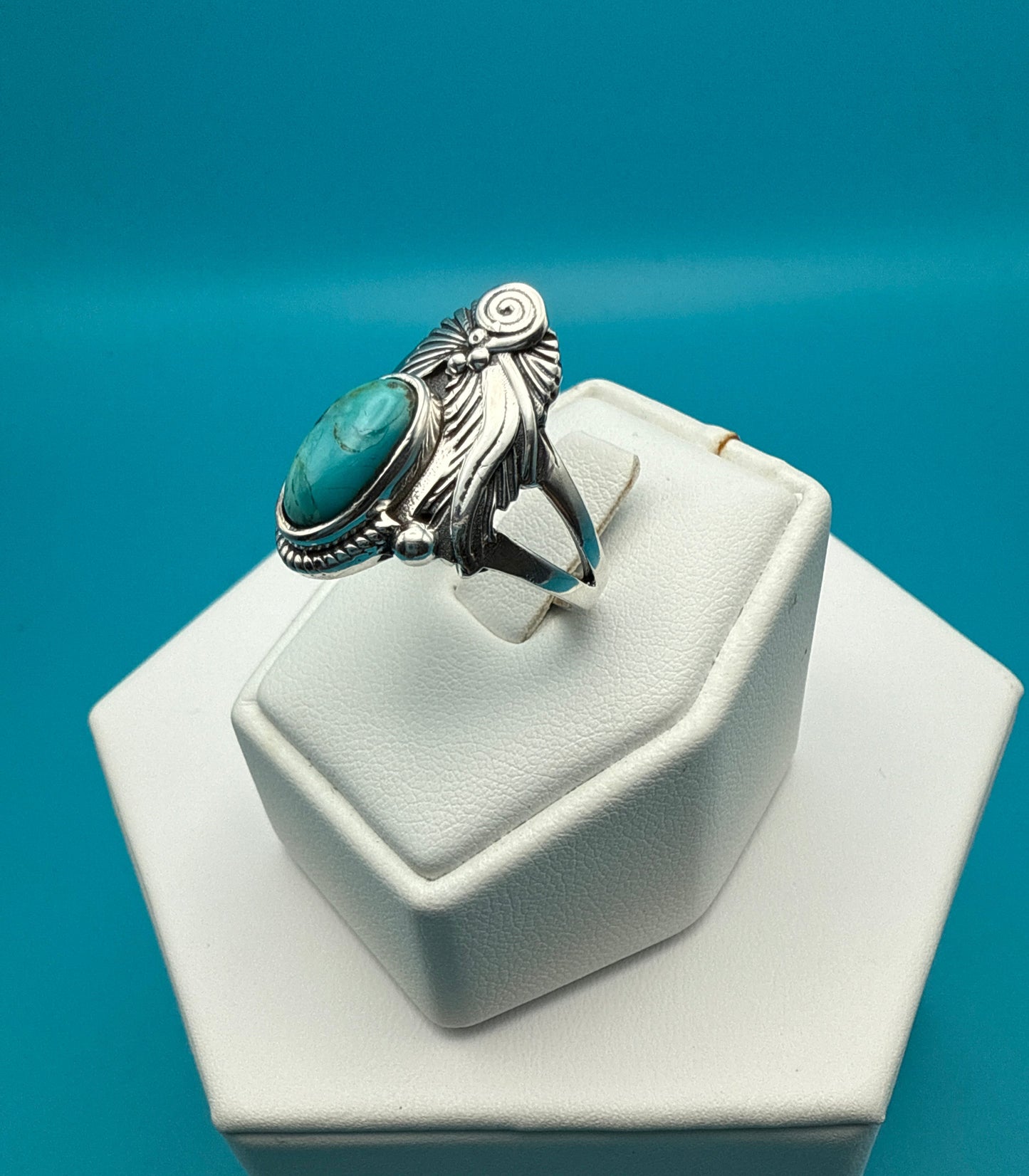 Arizona Turquoise Sterling Silver Ring size 9
