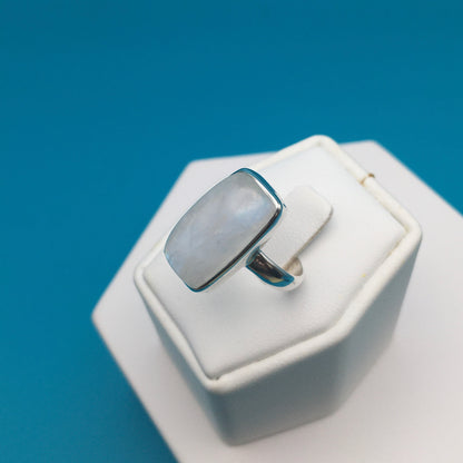 Moonstone Sterling Silver Ring size 8