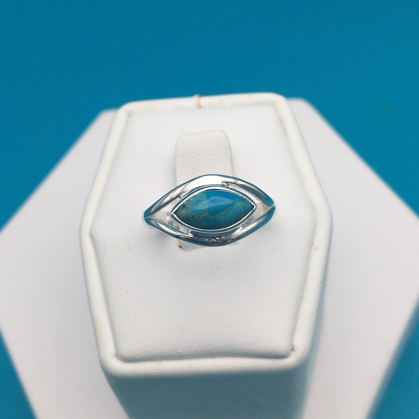 Arizona Turquoise Sterling Silver Ring size 6