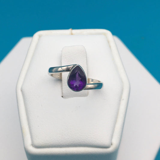 Amethyst Sterling Silver Ring size 5
