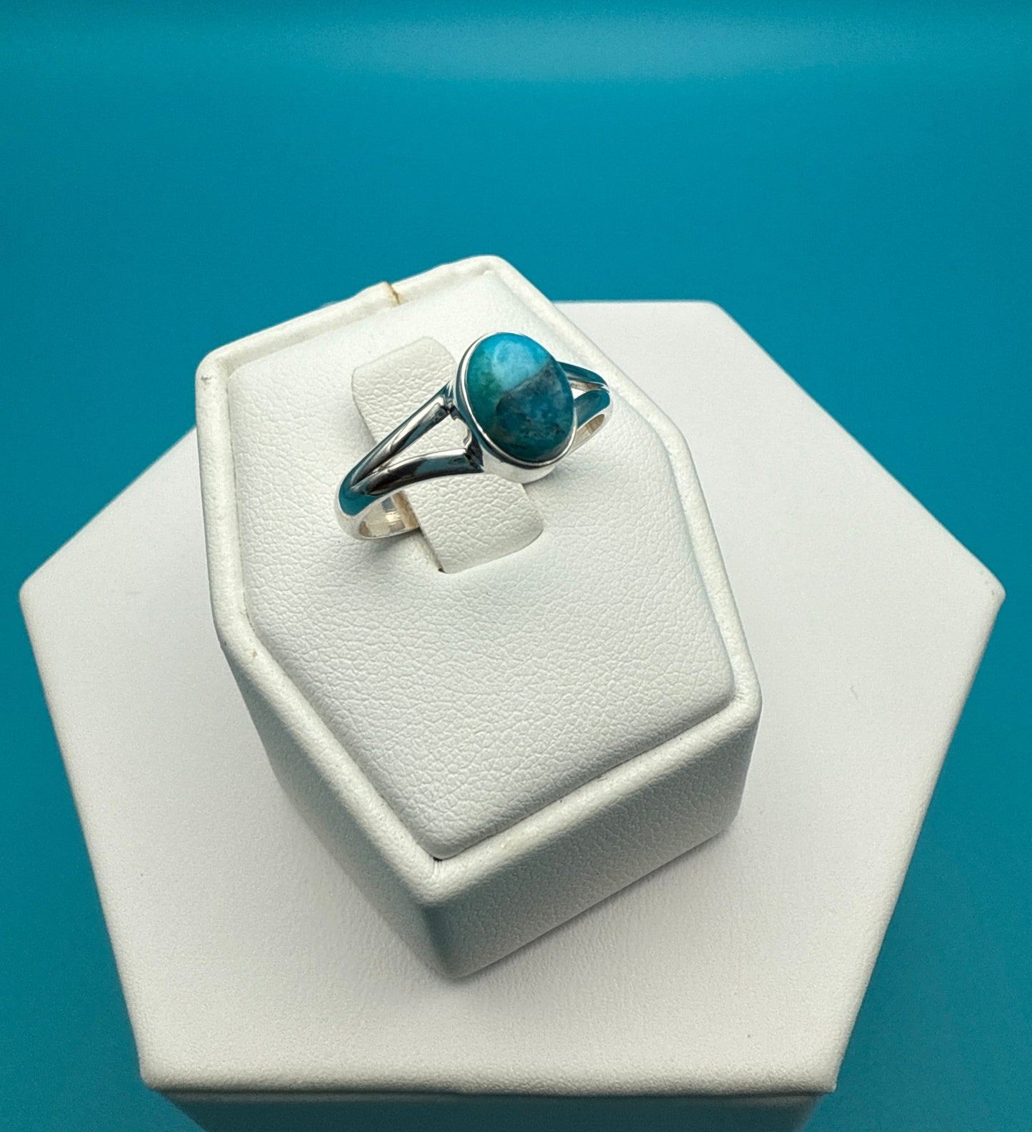 Arizona Turquoise Sterling Silver Ring size 8