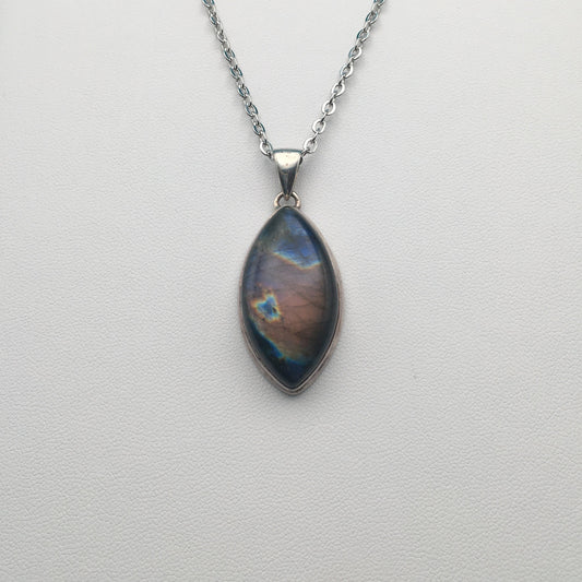 Labradorite Sterling Silver Pendant