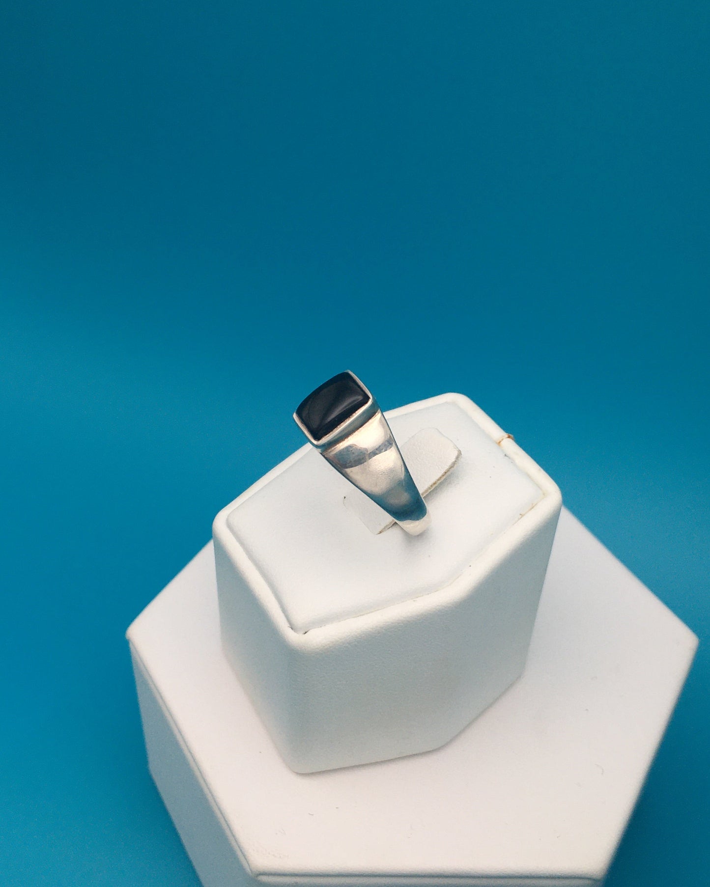 Onyx Sterling Silver Ring size 12