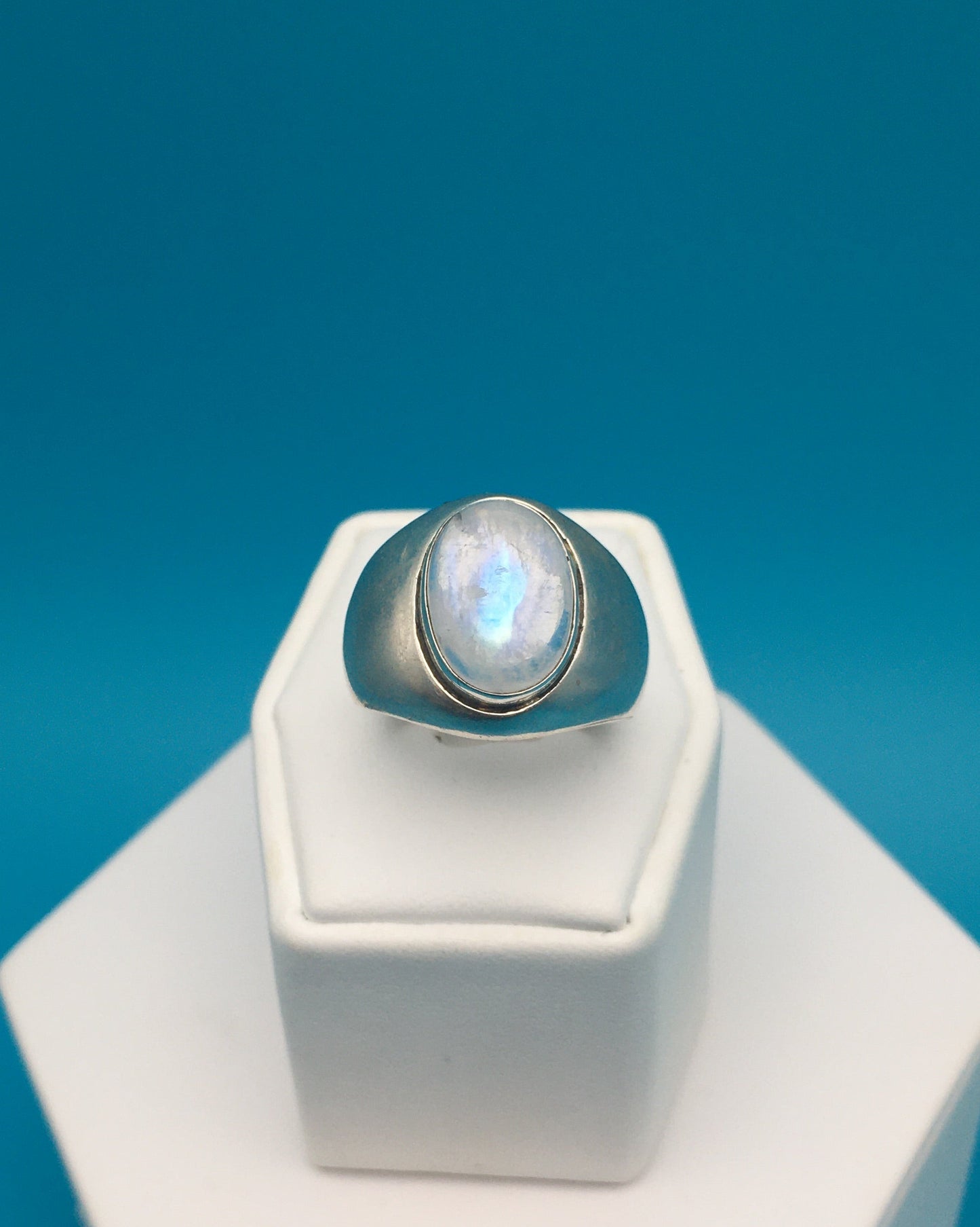 Moonstone Sterling Silver Ring size 10.5