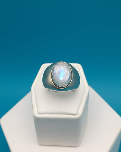 Moonstone Sterling Silver Ring size 10.5