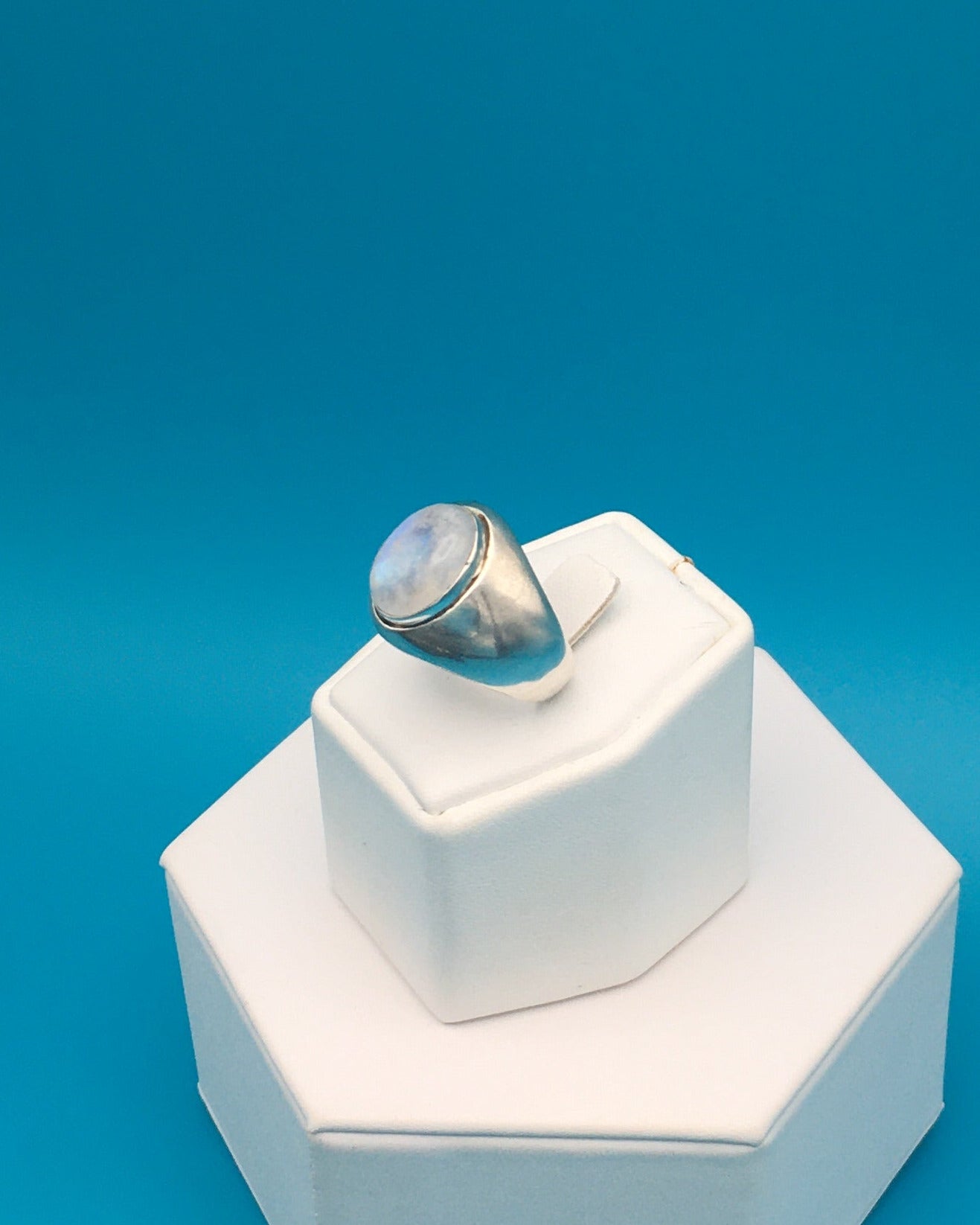 Moonstone Sterling Silver Ring size 10.5