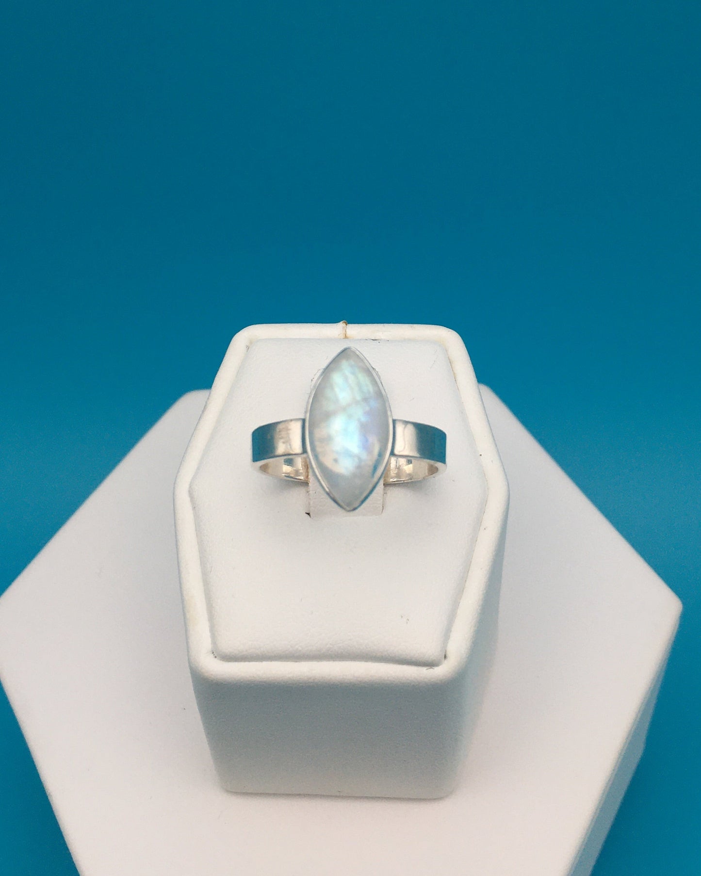 Moonstone Sterling Silver Ring size 9
