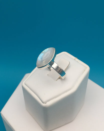 Moonstone Sterling Silver Ring size 9