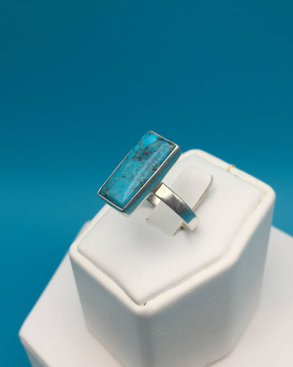 Arizona Turquoise Sterling Silver Ring size 8
