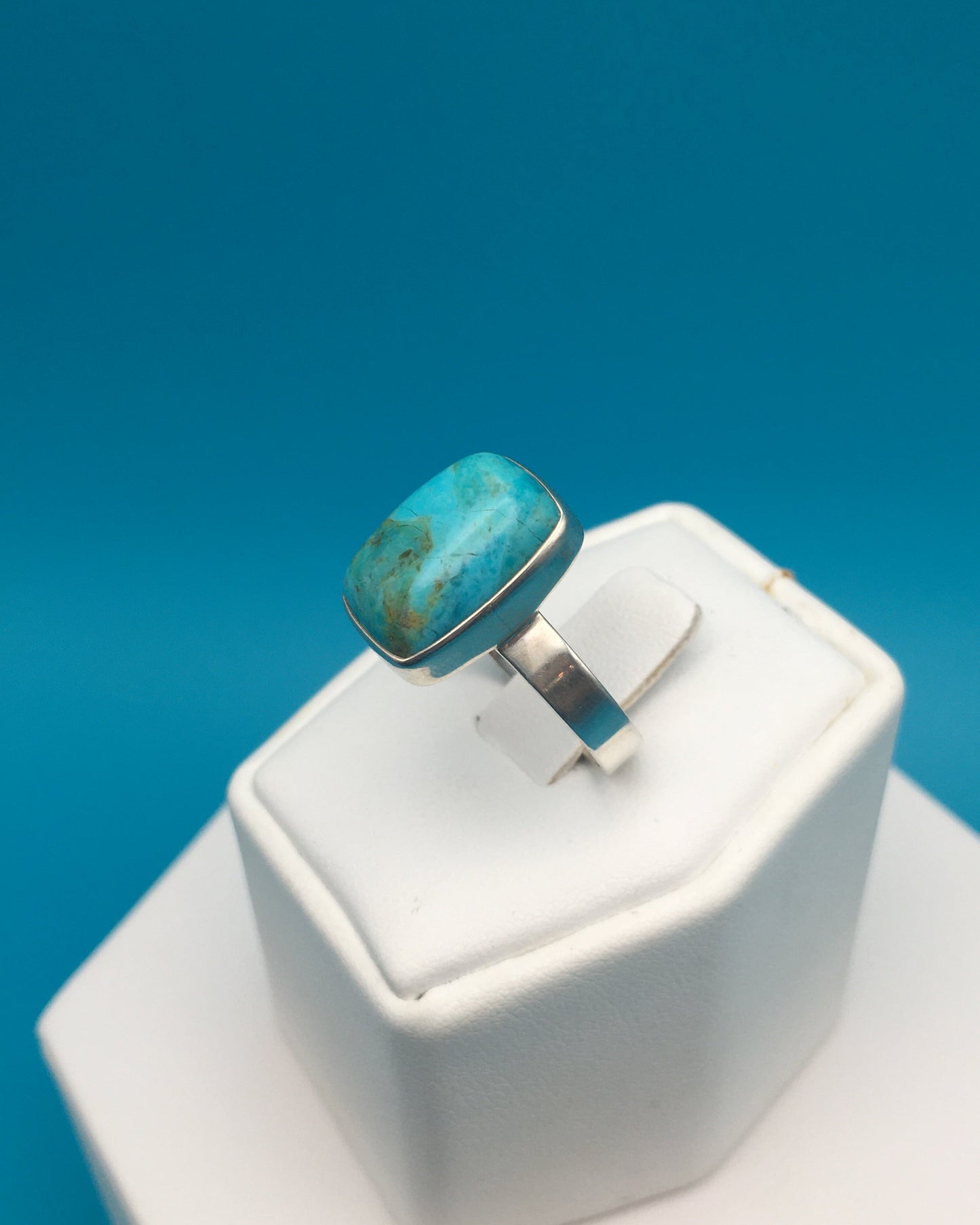 Arizona Turquoise Sterling Silver Ring size 8