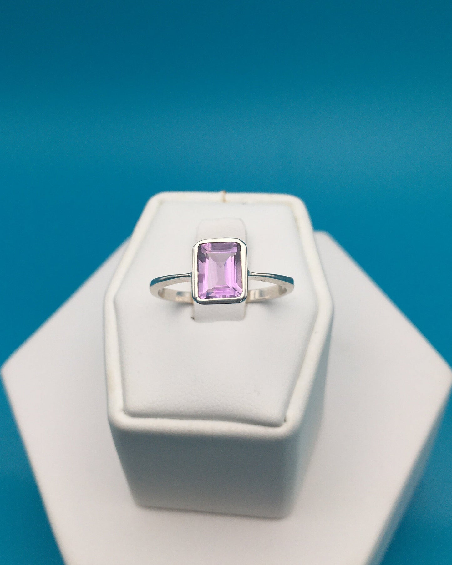 Amethyst Sterling Silver Ring size 10