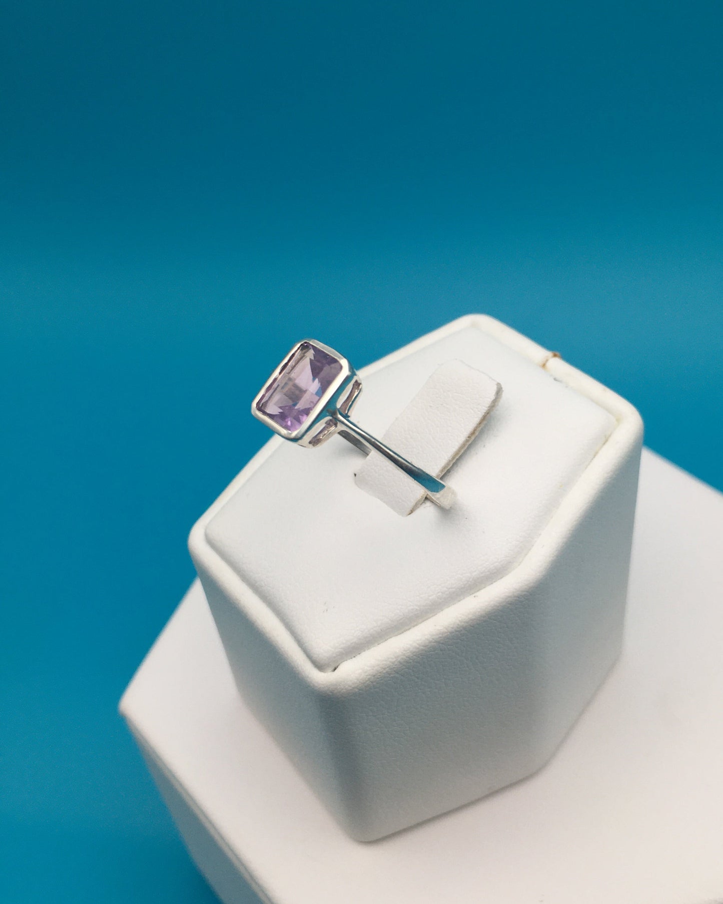 Amethyst Sterling Silver Ring size 10