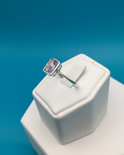 Amethyst Sterling Silver Ring size 10